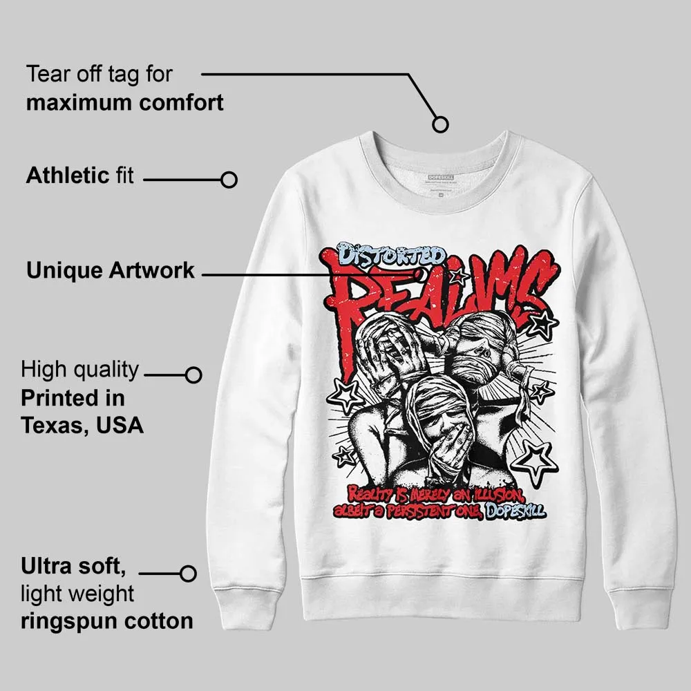Cherry 11s DopeSkill Sweatshirt Distorted Realms Graphic sold by DopeSkill product image thumbnail 4