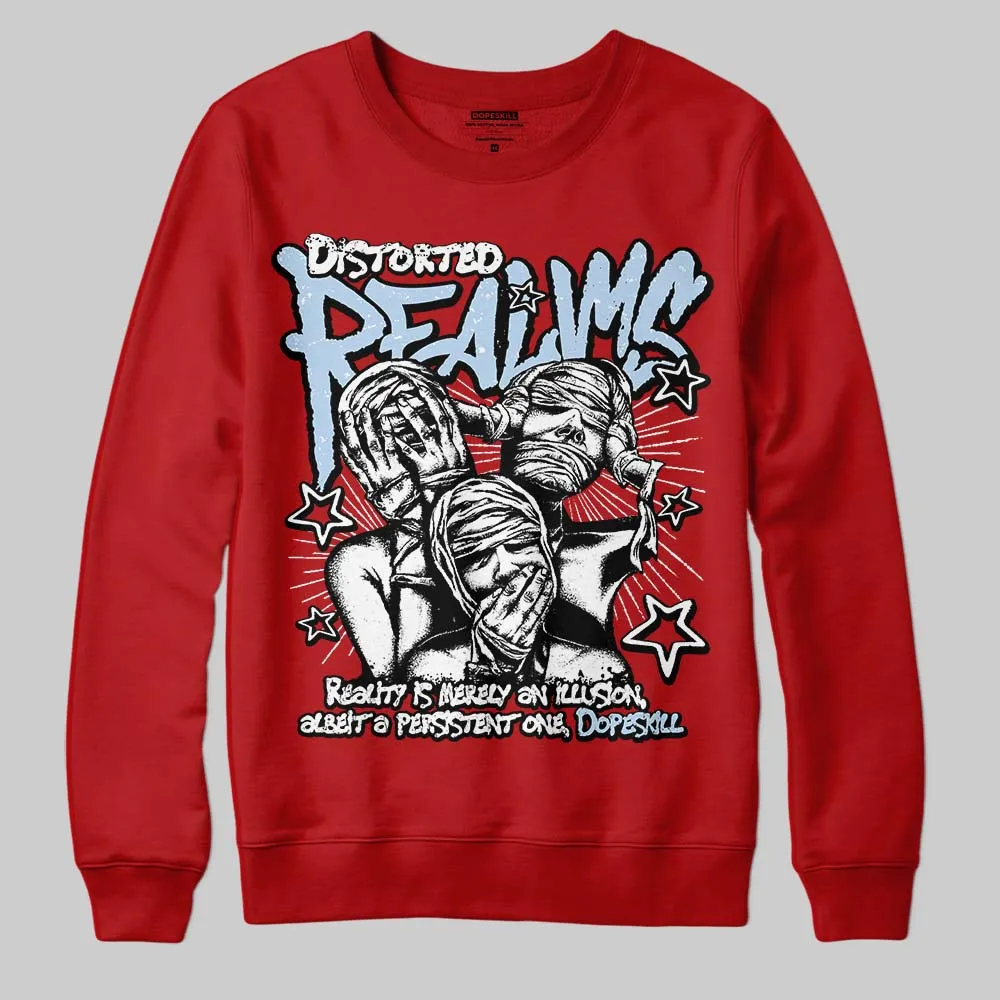 Cherry 11s DopeSkill Sweatshirt Distorted Realms Graphic sold by DopeSkill product image thumbnail 3