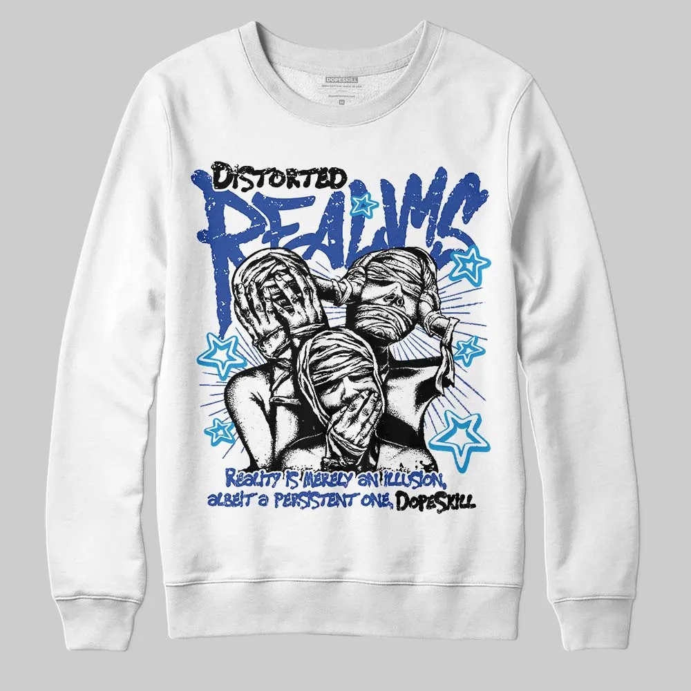 Royal Blue Collection DopeSkill Sweatshirt Distorted Realms Graphic sold by DopeSkill