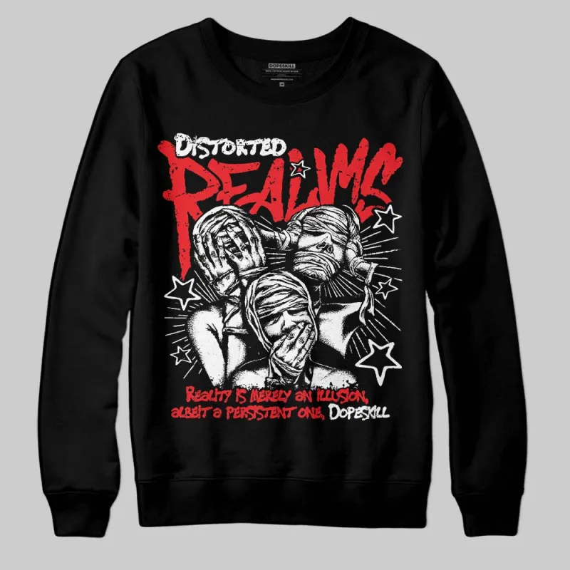 Red Collection DopeSkill Sweatshirt Distorted Realms Graphic sold by DopeSkill
