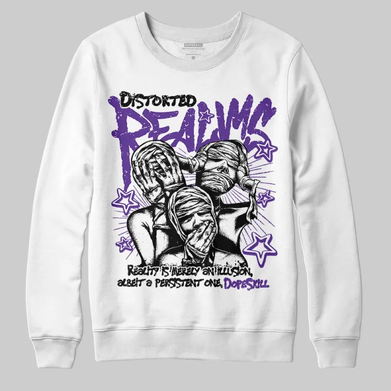 PURPLE Collection DopeSkill Sweatshirt Distorted Realms Graphic sold by DopeSkill