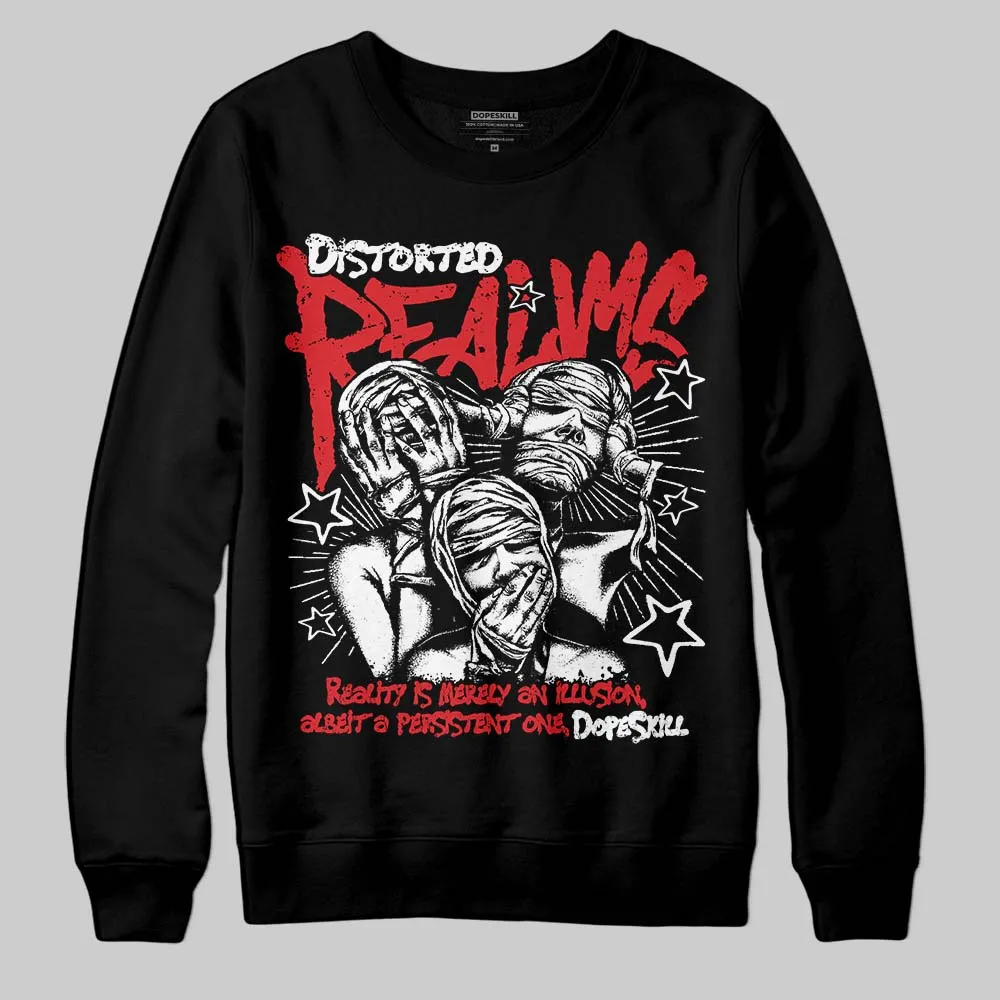 Black and White Collection DopeSkill Sweatshirt Distorted Realms Graphic sold by DopeSkill