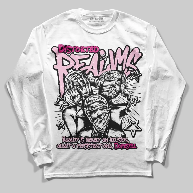 Triple Pink Dunk DopeSkill Long Sleeve T-Shirt Distorted Realms Graphic sold by DopeSkill