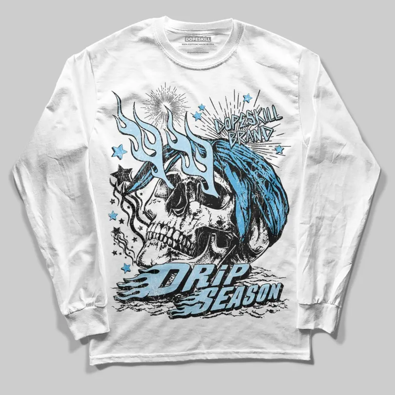 Legend Blue 11s DopeSkill Long Sleeve T-Shirt Drip Season Graphic sold by DopeSkill
