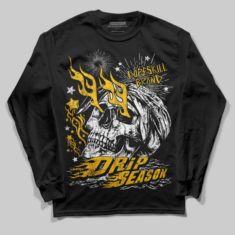 Yellow Collection DopeSkill Long Sleeve T-Shirt Drip Season Graphic sold by DopeSkill