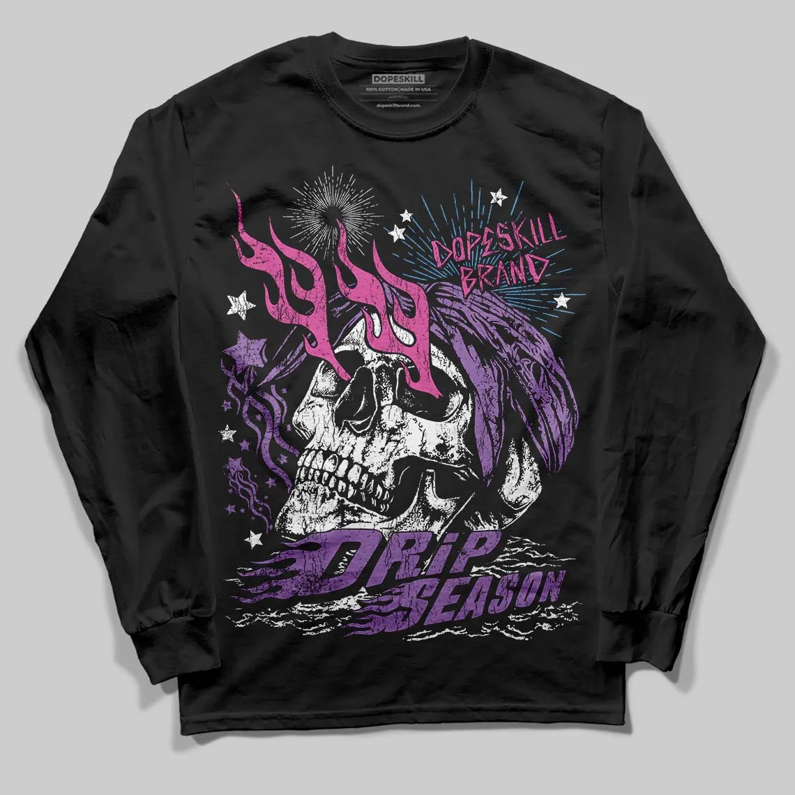 PURPLE Collection DopeSkill Long Sleeve T-Shirt Drip Season Graphic sold by DopeSkill