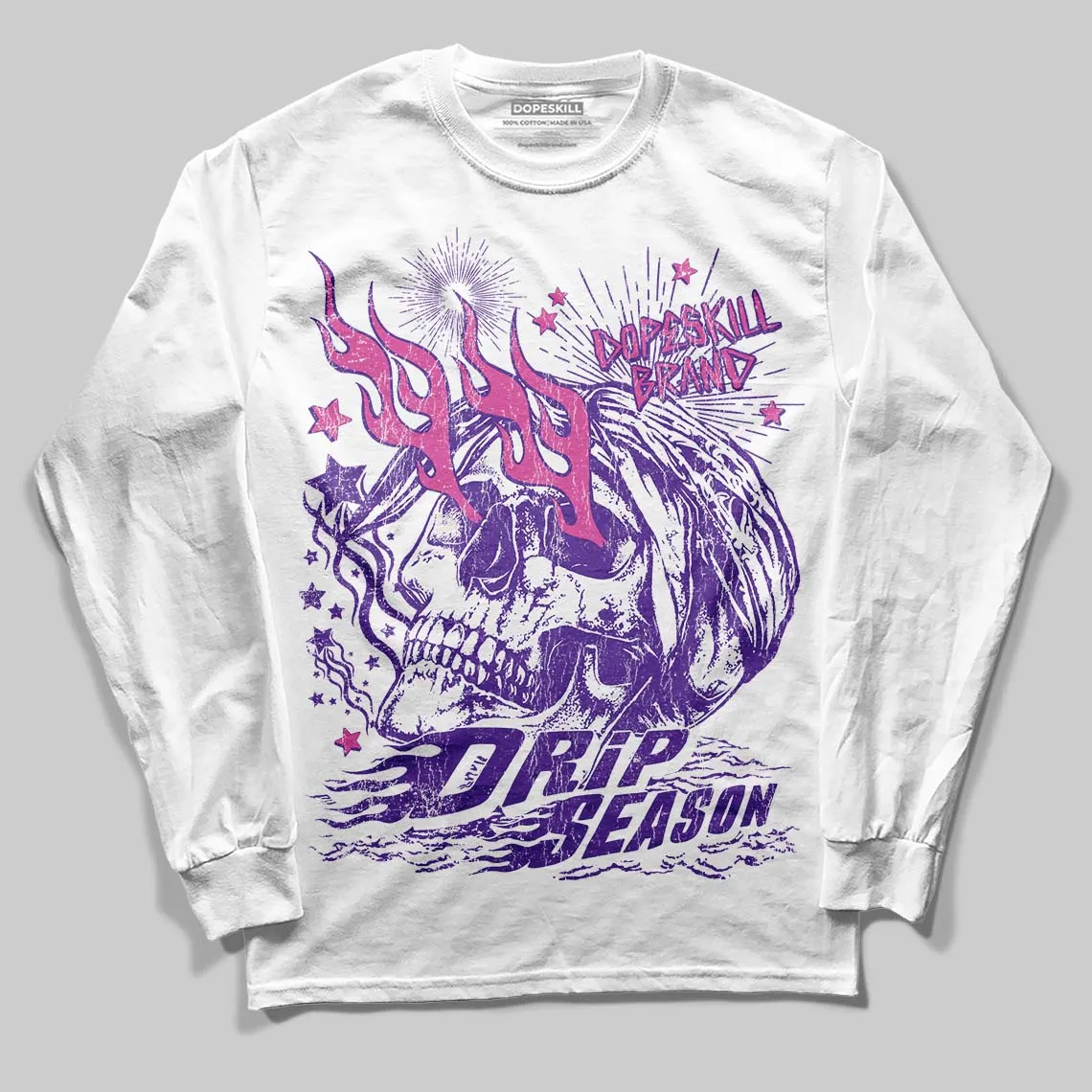 PURPLE Collection DopeSkill Long Sleeve T-Shirt Drip Season Graphic sold by DopeSkill product image thumbnail 2