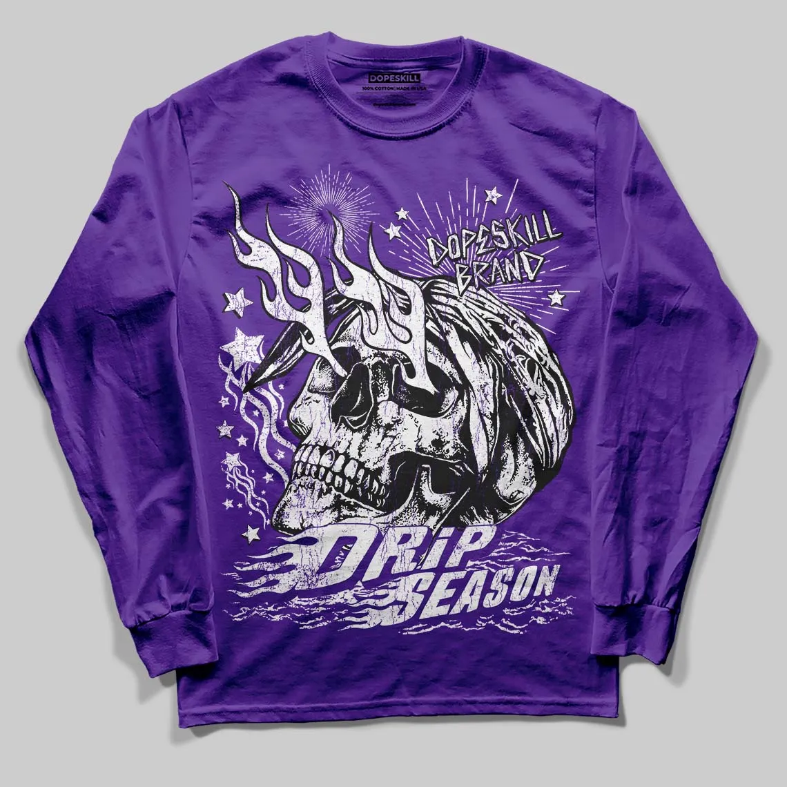 PURPLE Collection DopeSkill Long Sleeve T-Shirt Drip Season Graphic sold by DopeSkill product image thumbnail 3