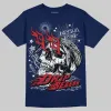 Summit White Navy 4s DopeSkill T-Shirt Drip Season Graphic sold by DopeSkill