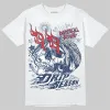 Summit White Navy 4s DopeSkill T-Shirt Drip Season Graphic sold by DopeSkill