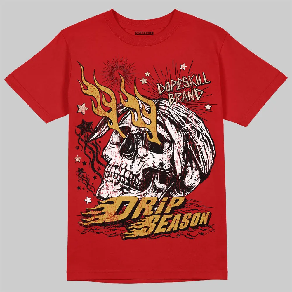 Red Collection DopeSkill T-Shirt Drip Season Graphic sold by DopeSkill product image thumbnail 3