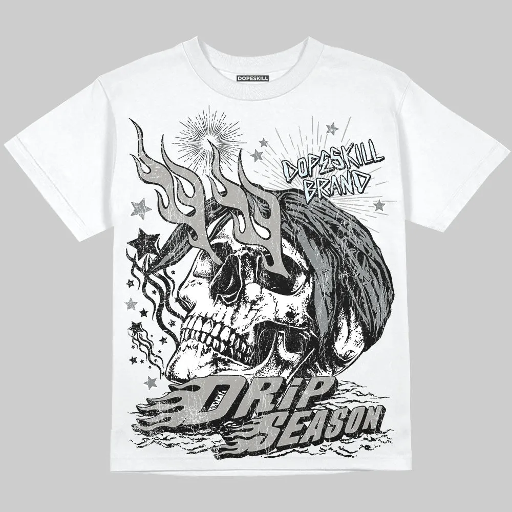 Cool Grey 9s DopeSkill Oversize Print T-Shirt Drip Season Graphic sold by DopeSkill
