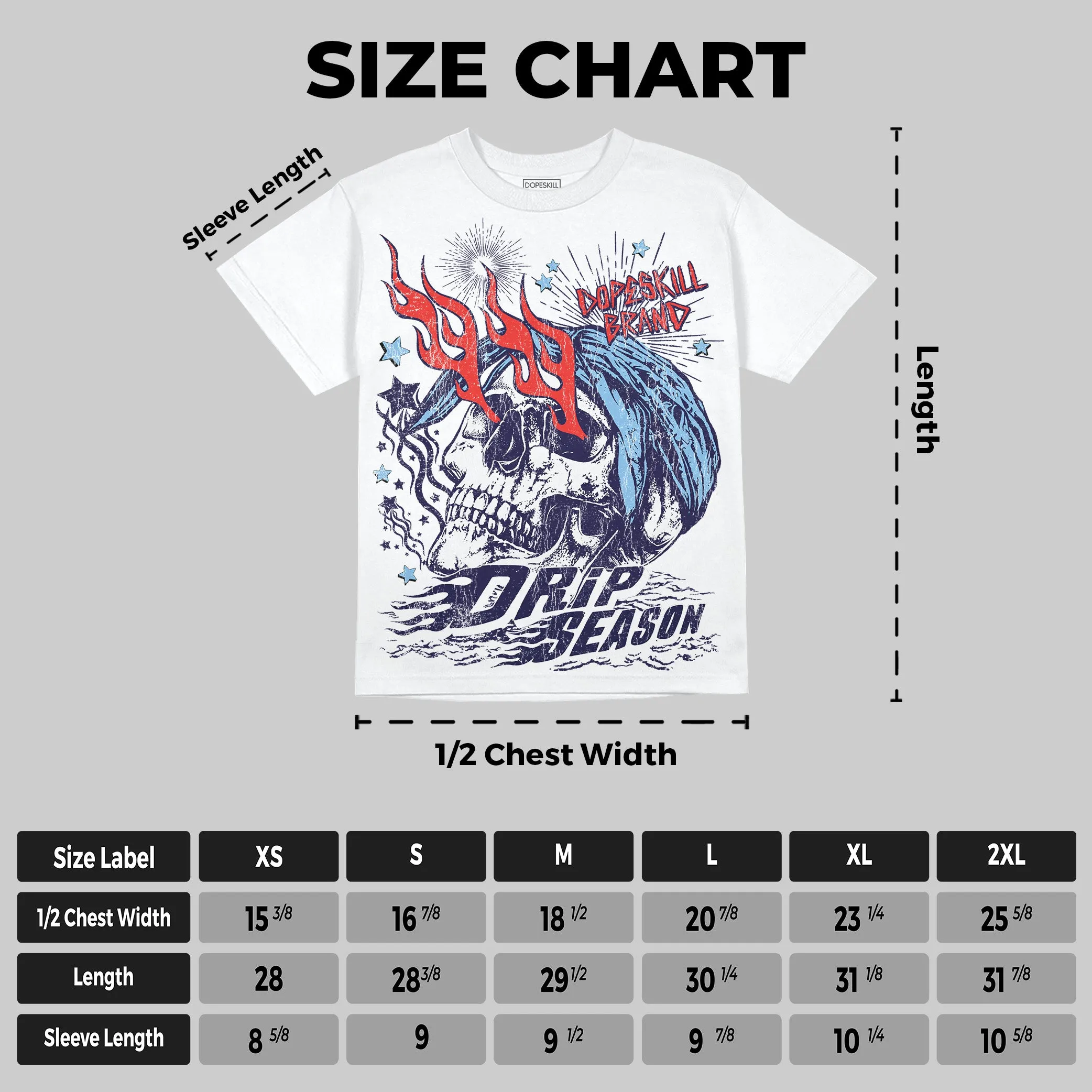 University Blue Collection DopeSkill Oversize Print T-Shirt Drip Season Graphic sold by DopeSkill product image thumbnail 2