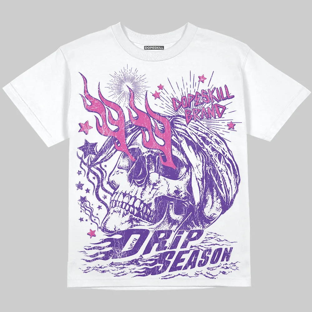 PURPLE Collection DopeSkill Oversize Print T-Shirt Drip Season Graphic sold by DopeSkill