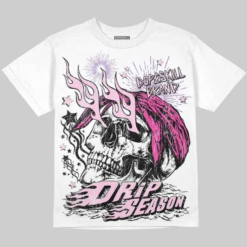 Pink Collection DopeSkill Oversize Print T-Shirt Drip Season Graphic sold by DopeSkill