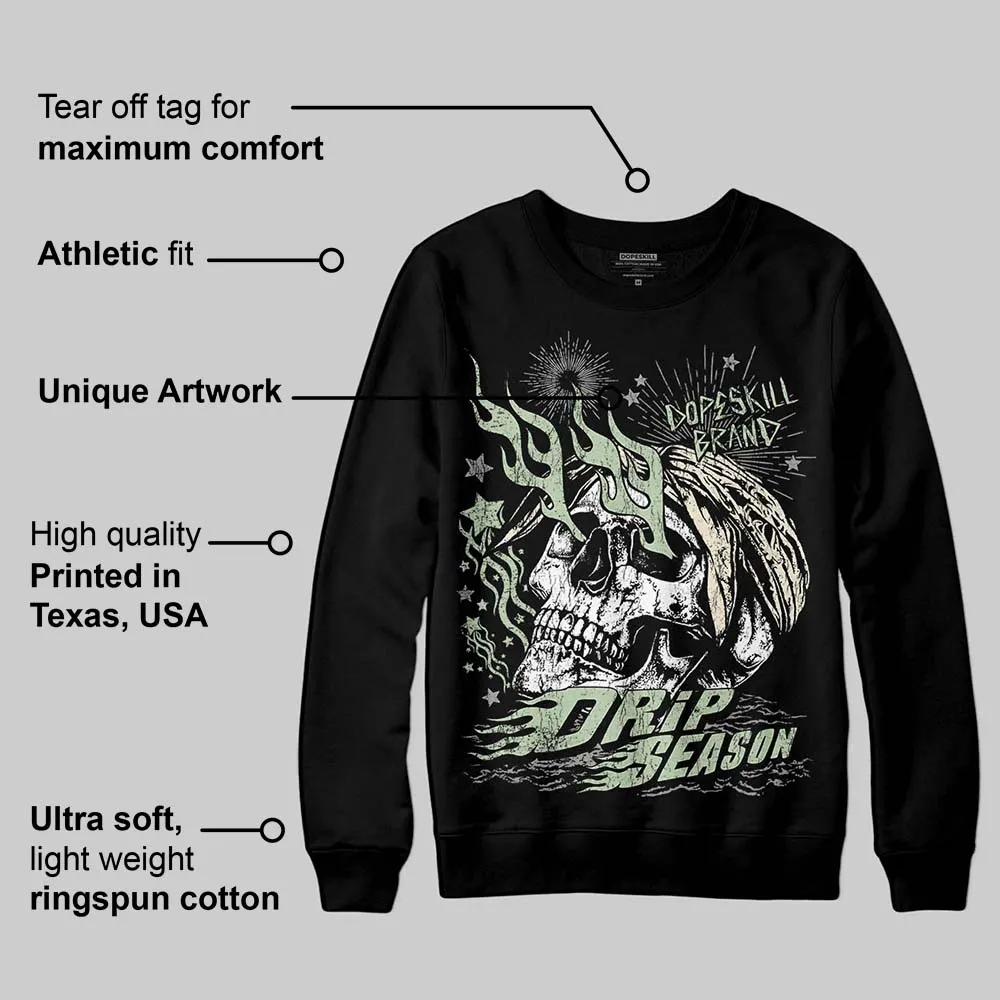 Seafoam 4s 2025 DopeSkill Sweatshirt Drip Season Graphic sold by DopeSkill product image thumbnail 3