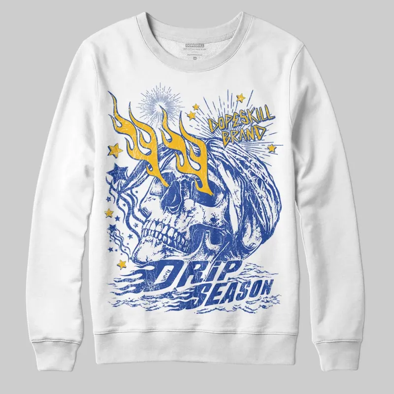 Royal Blue Collection DopeSkill Sweatshirt Drip Season Graphic sold by DopeSkill