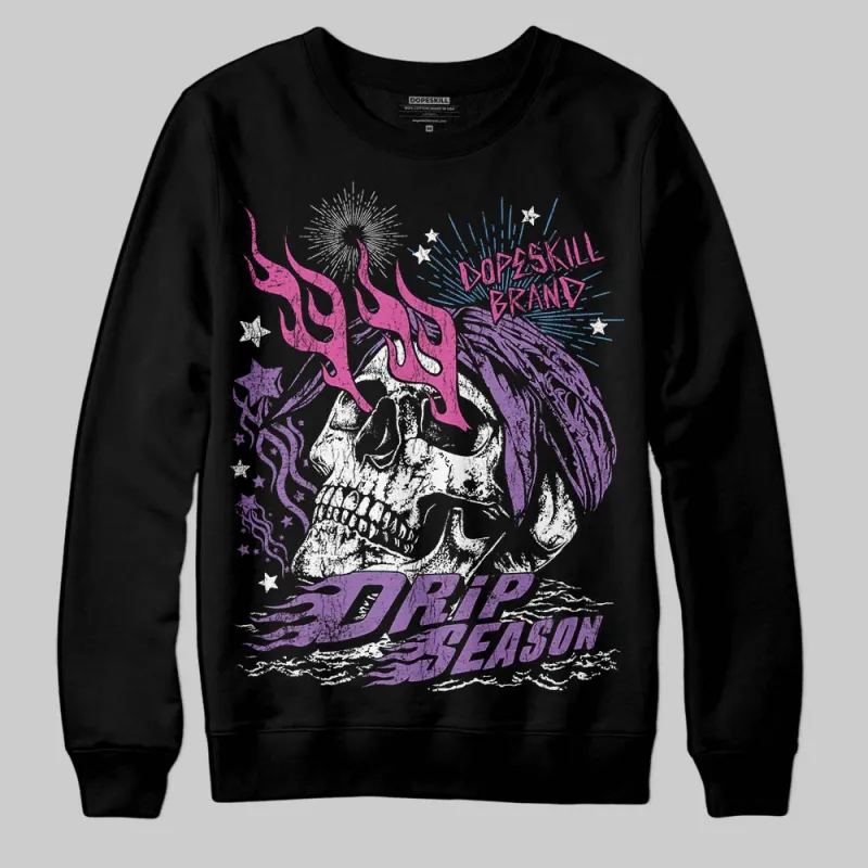 PURPLE Collection DopeSkill Sweatshirt Drip Season Graphic sold by DopeSkill