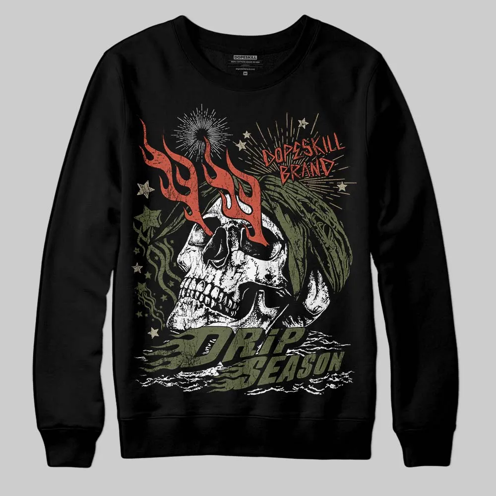 Olive Collection DopeSkill Sweatshirt Drip Season Graphic sold by DopeSkill product image thumbnail 2