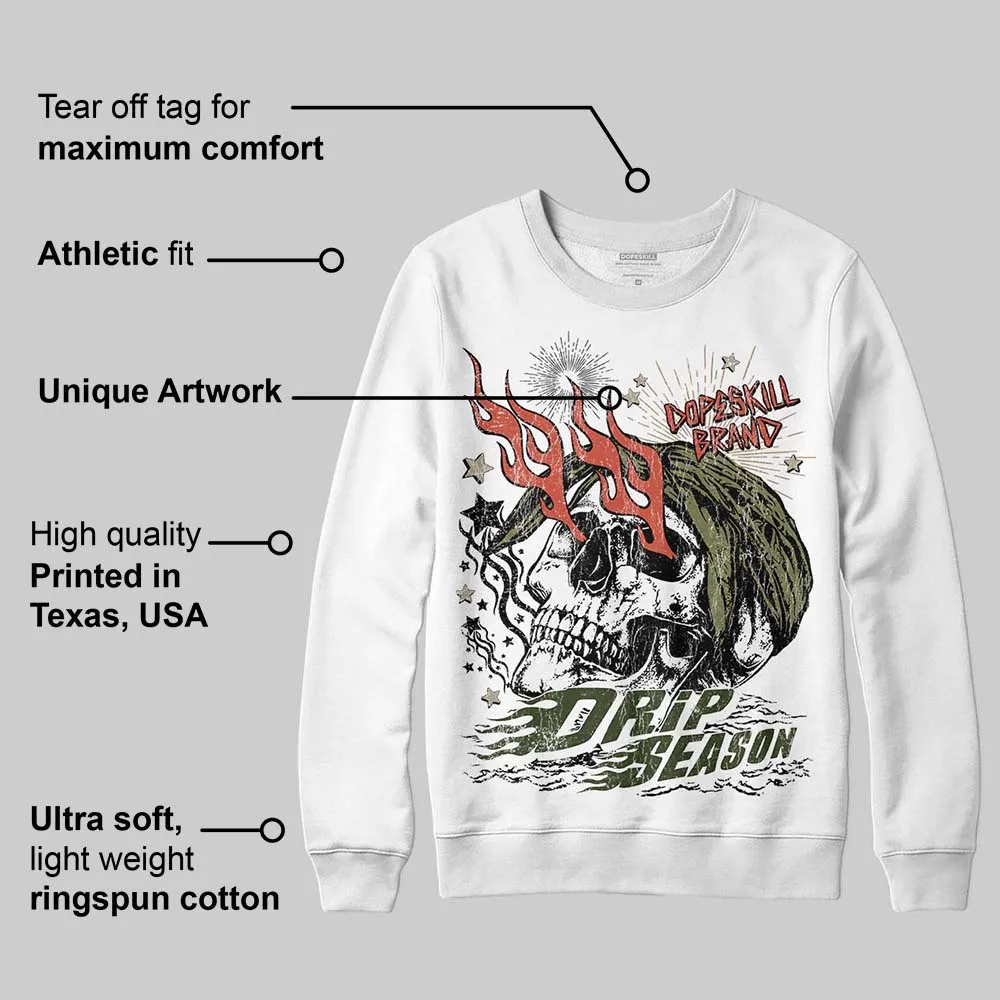 Olive Collection DopeSkill Sweatshirt Drip Season Graphic sold by DopeSkill product image thumbnail 3