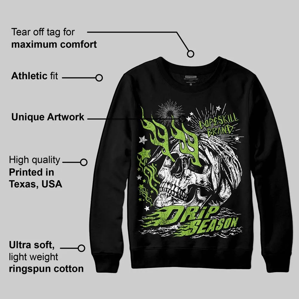 Neon Green Collection DopeSkill Sweatshirt Drip Season Graphic sold by DopeSkill product image thumbnail 3