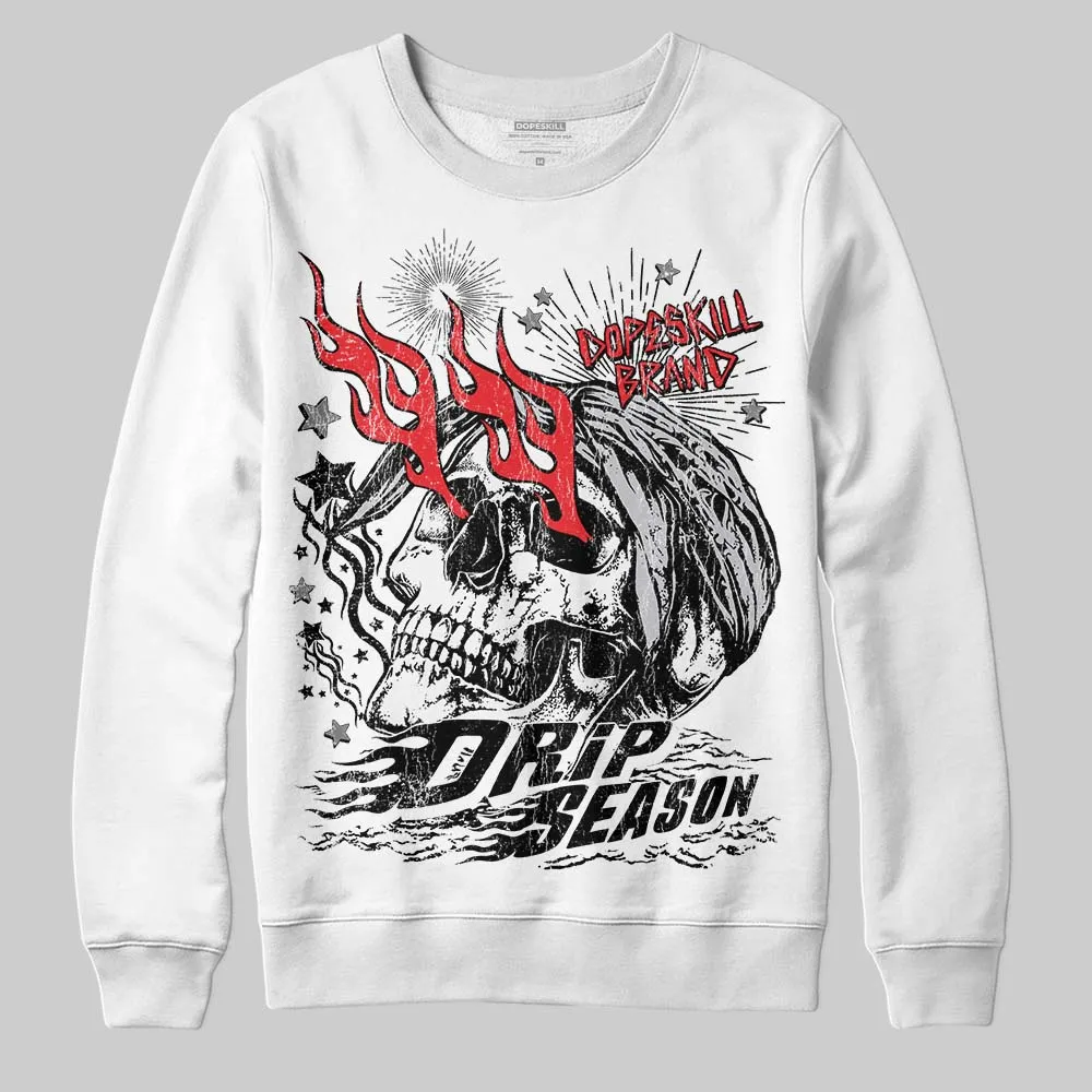 Grey Collection DopeSkill Sweatshirt Drip Season Graphic sold by DopeSkill