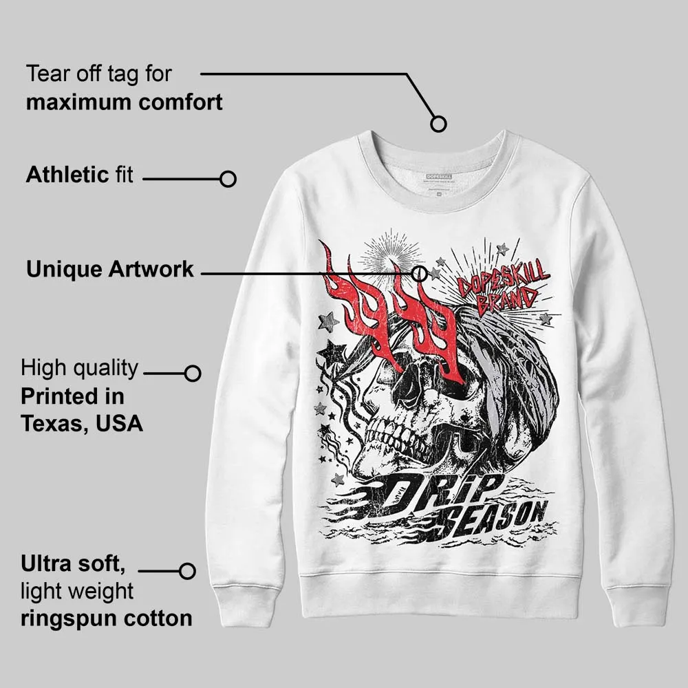Grey Collection DopeSkill Sweatshirt Drip Season Graphic sold by DopeSkill product image thumbnail 3