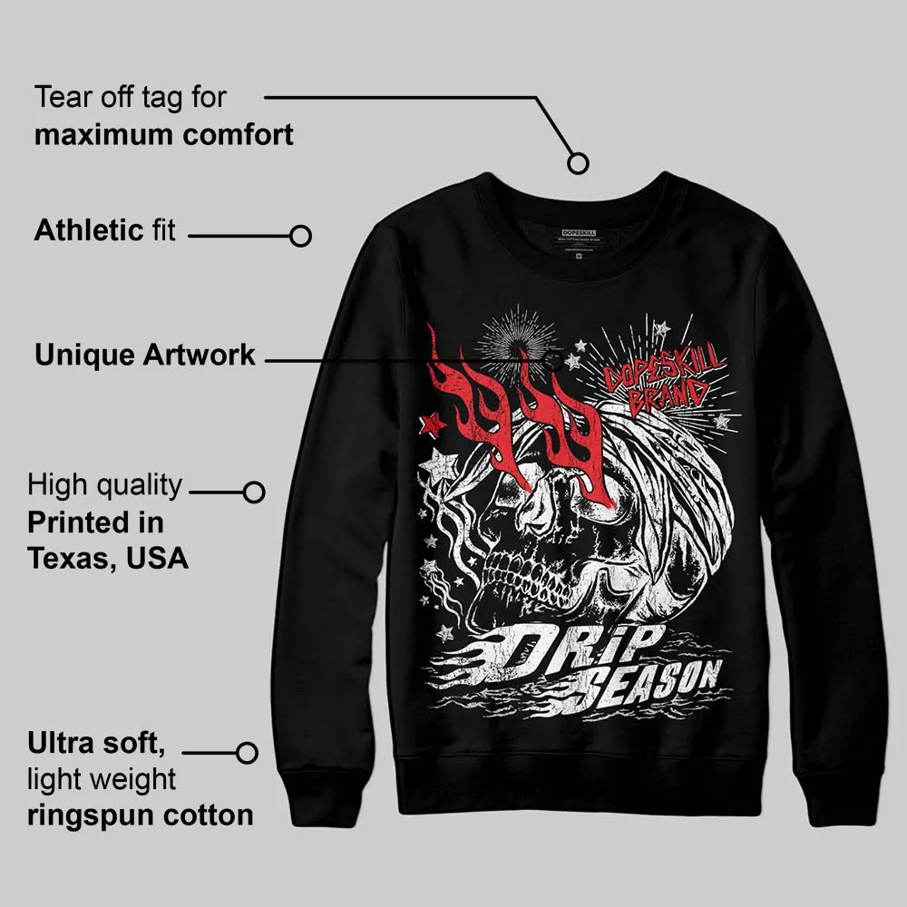 Black and White Collection DopeSkill Sweatshirt Drip Season Graphic sold by DopeSkill product image thumbnail 3