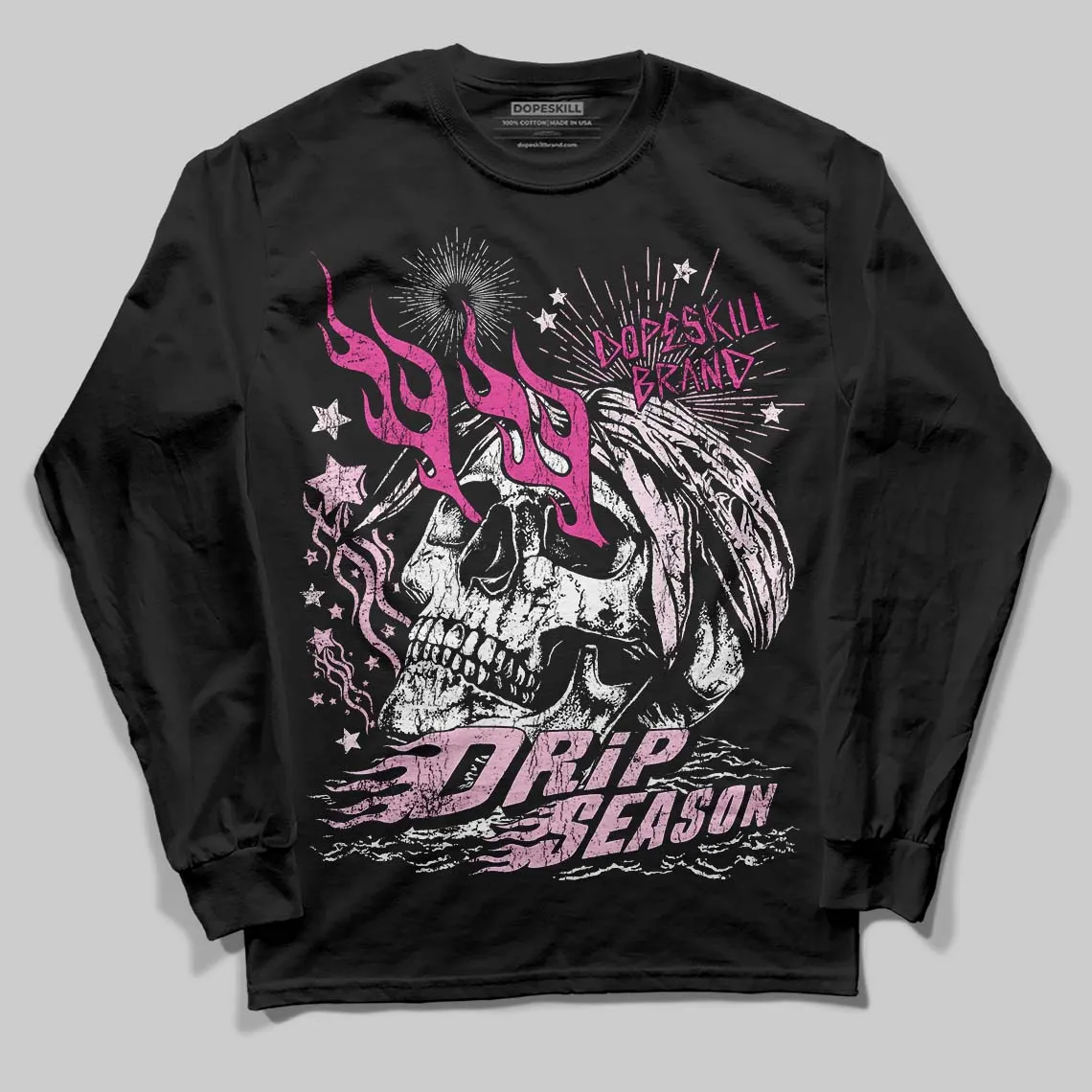 Triple Pink Dunk DopeSkill Long Sleeve T-Shirt Drip Season Graphic sold by DopeSkill product image thumbnail 2