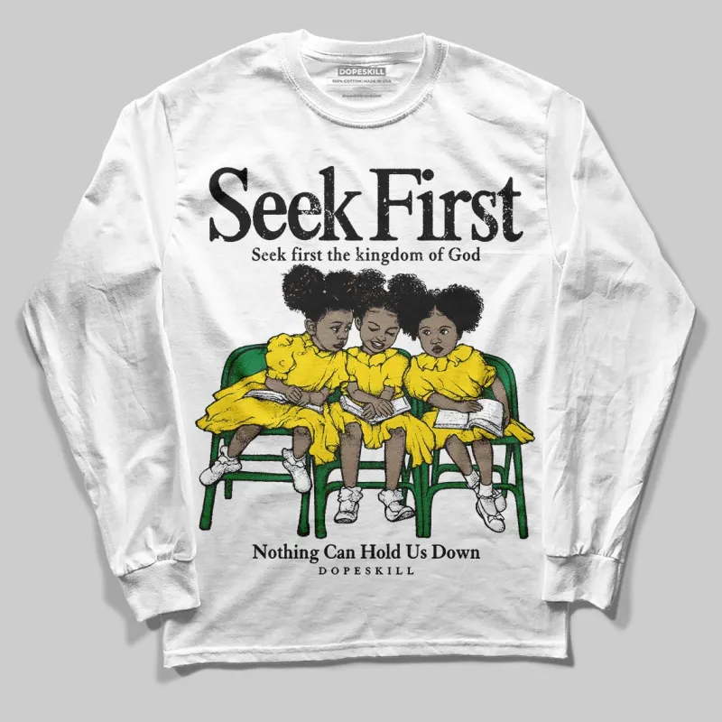 Dunk Reverse Brazil DopeSkill Long Sleeve T-Shirt New Seek First Graphic sold by DopeSkill