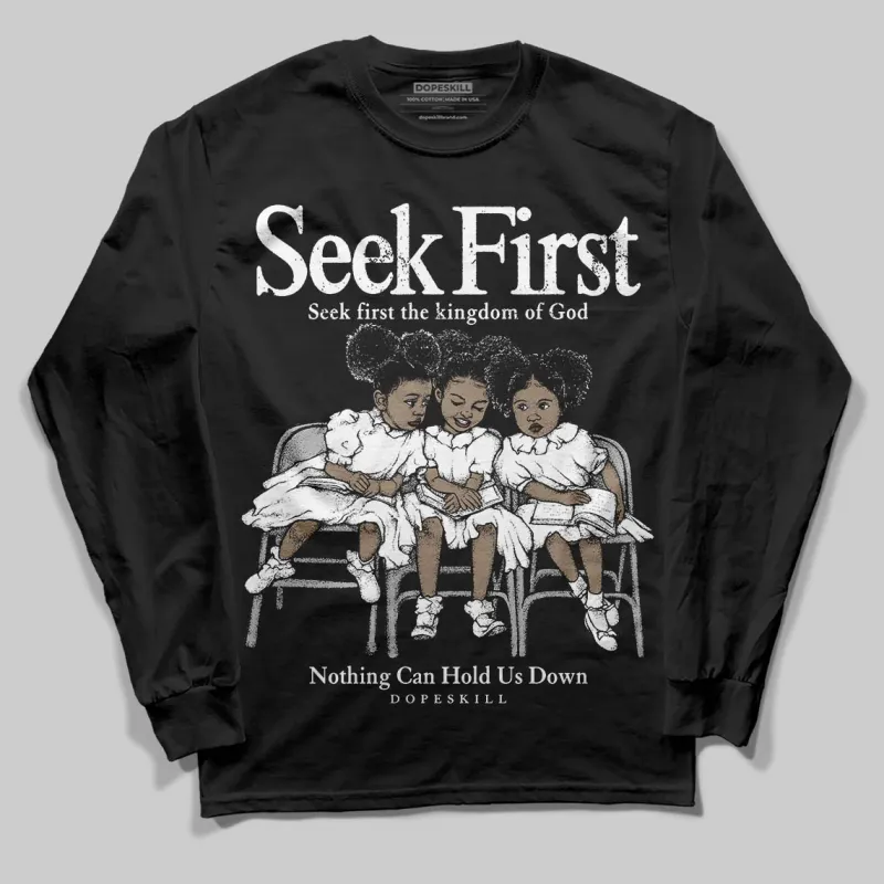 Dunk Panda White Black DopeSkill Long Sleeve T-Shirt New Seek First Graphic sold by DopeSkill