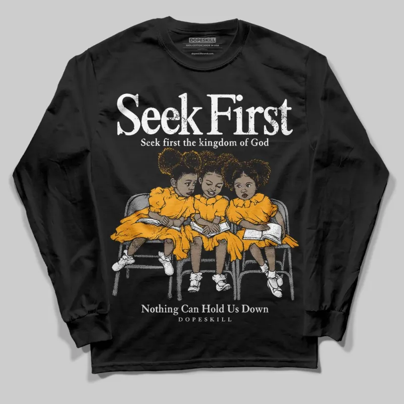 Black Taxi 12s DopeSkill Long Sleeve T-Shirt New Seek First Graphic sold by DopeSkill