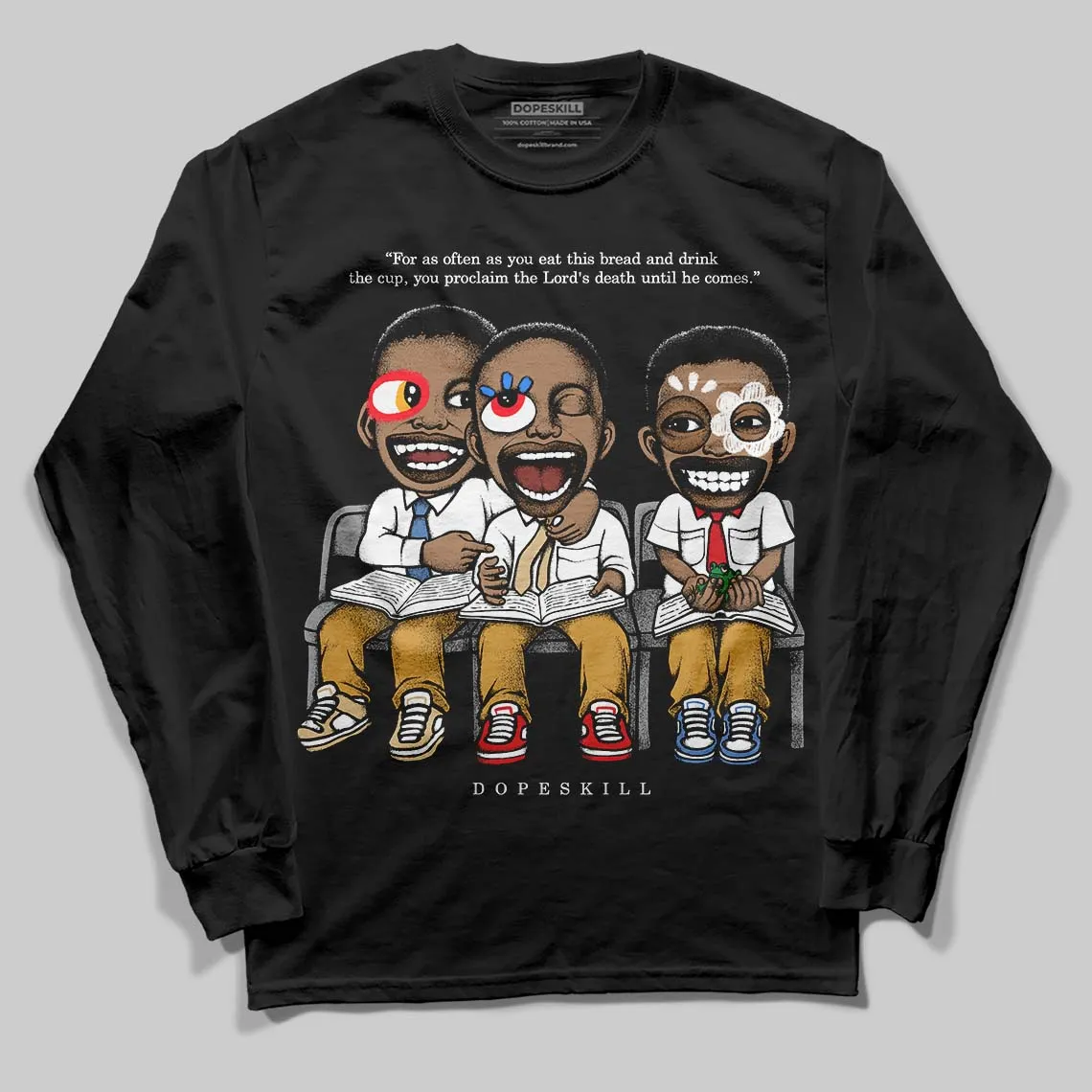 Gratitude 11s DopeSkill Long Sleeve T-Shirt First Sunday Graphic sold by DopeSkill product image thumbnail 2