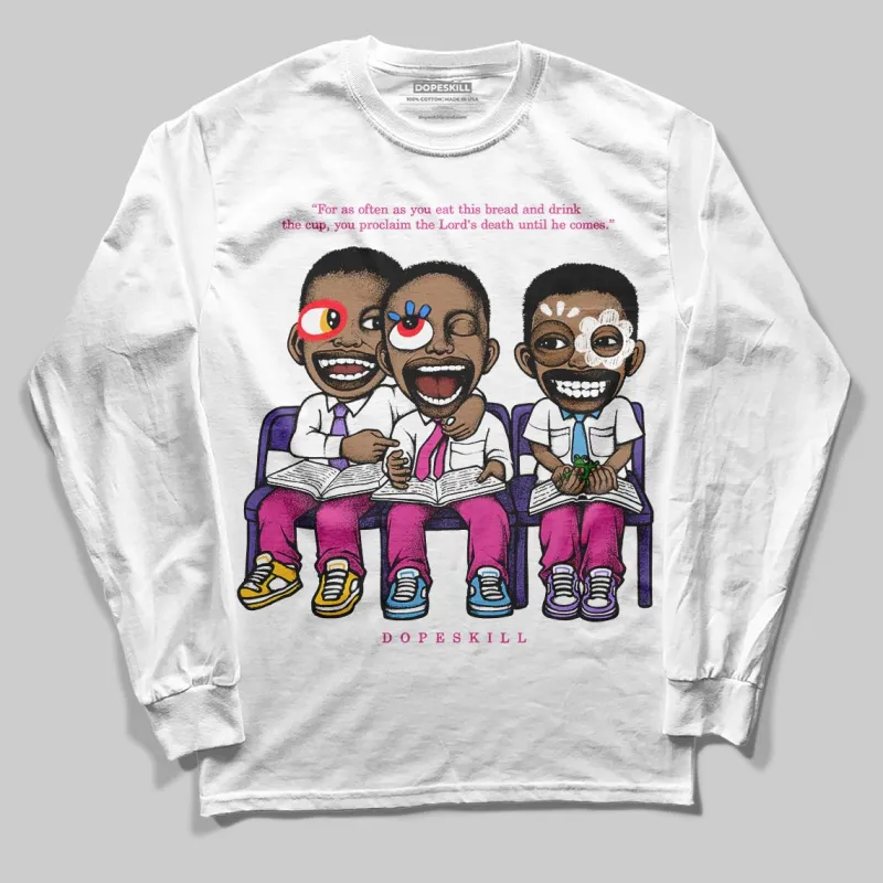 Dunk Active Fuchsia DopeSkill Long Sleeve T-Shirt First Sunday Graphic sold by DopeSkill