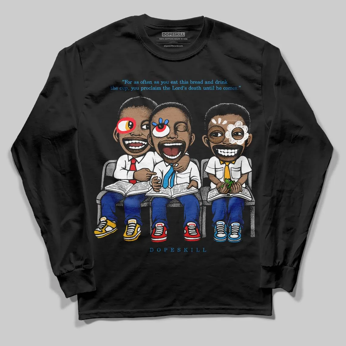 Royal Blue Collection DopeSkill Long Sleeve T-Shirt First Sunday Graphic sold by DopeSkill product image thumbnail 2