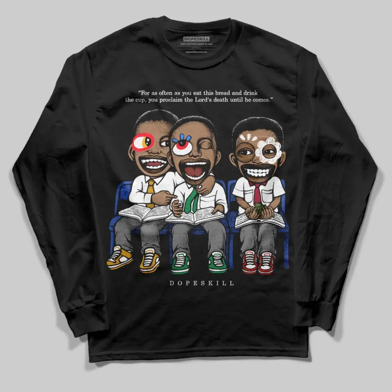Black and White Collection DopeSkill Long Sleeve T-Shirt First Sunday Graphic sold by DopeSkill