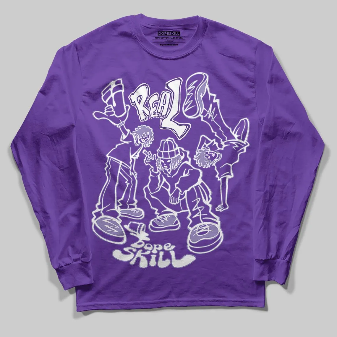 Grape 5s DopeSkill Long Sleeve T-Shirt Real Y2K Players Graphic sold by DopeSkill product image thumbnail 3