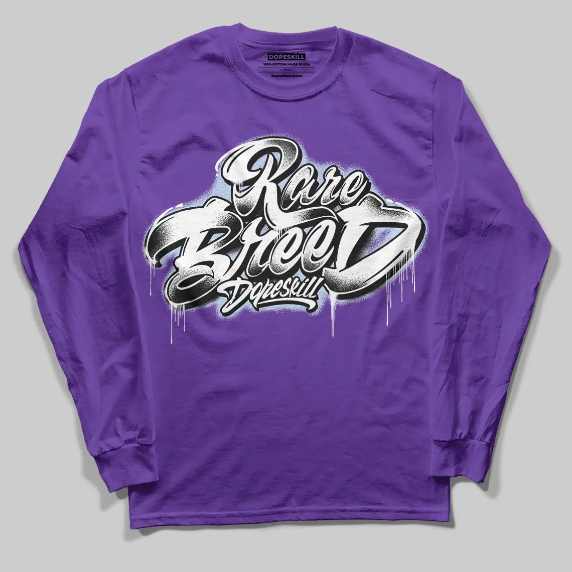Grape 5s DopeSkill Long Sleeve T-Shirt Rare Breed Type Graphic sold by DopeSkill product image thumbnail 3