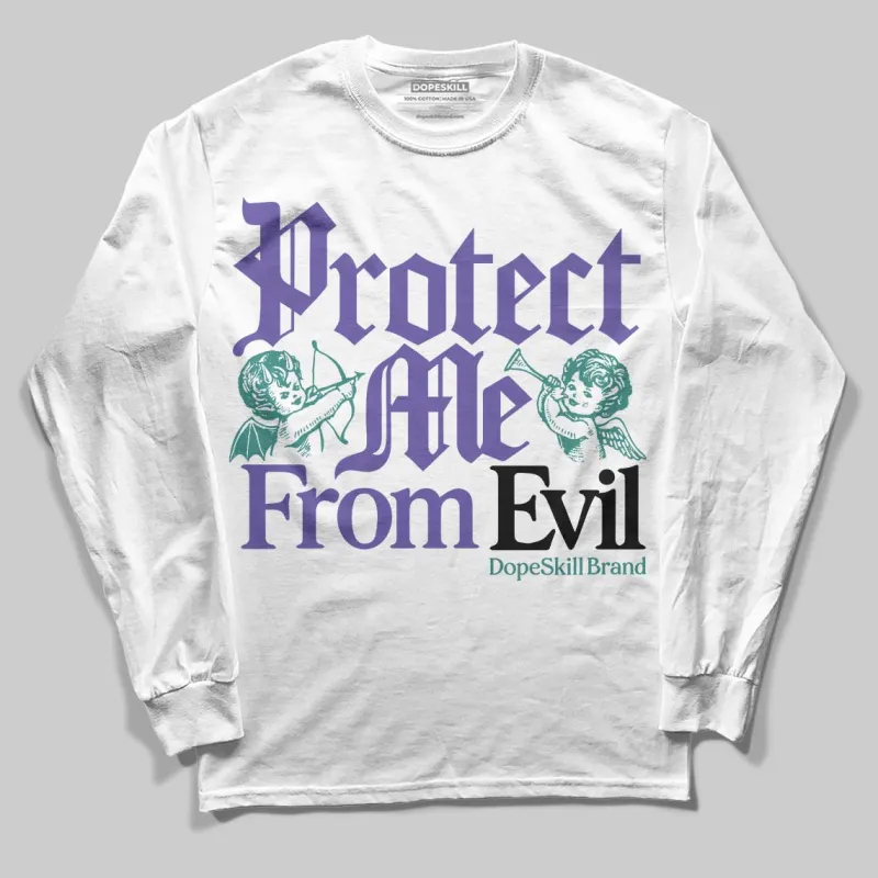 Grape 5s DopeSkill Long Sleeve T-Shirt Protect Me From Evil Graphic sold by DopeSkill