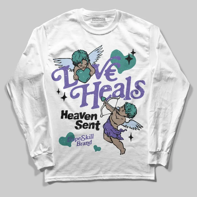 Grape 5s DopeSkill Long Sleeve T-Shirt New Love Heals Graphic sold by DopeSkill