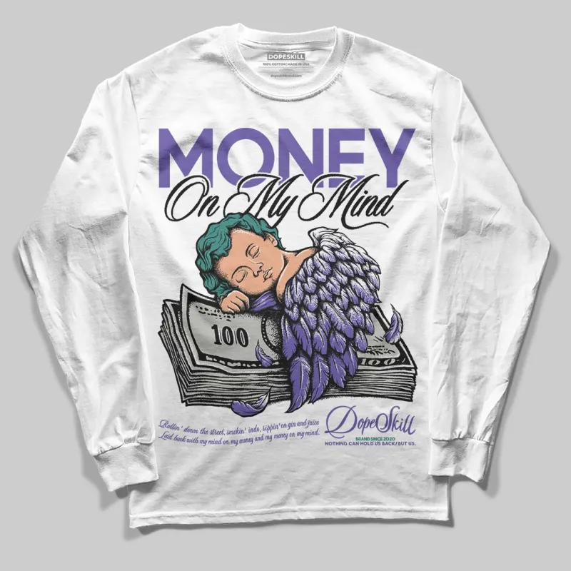 Grape 5s DopeSkill Long Sleeve T-Shirt MOMM Graphic sold by DopeSkill