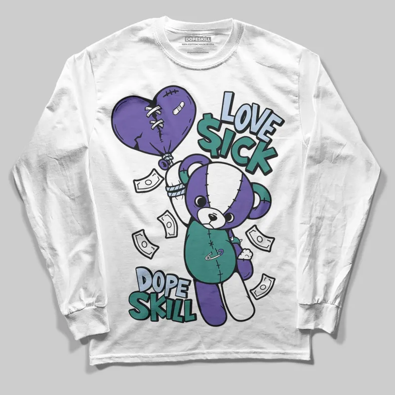 Grape 5s DopeSkill Long Sleeve T-Shirt Love Sick Graphic sold by DopeSkill
