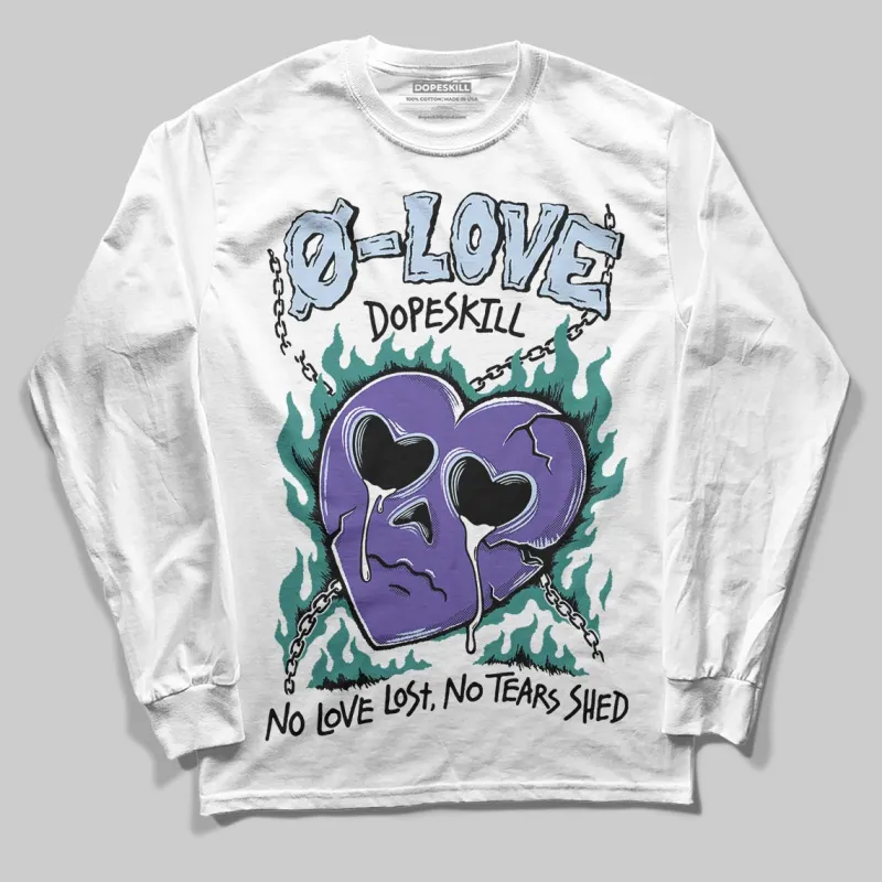 Grape 5s DopeSkill Long Sleeve T-Shirt Crying Heart Graphic sold by DopeSkill