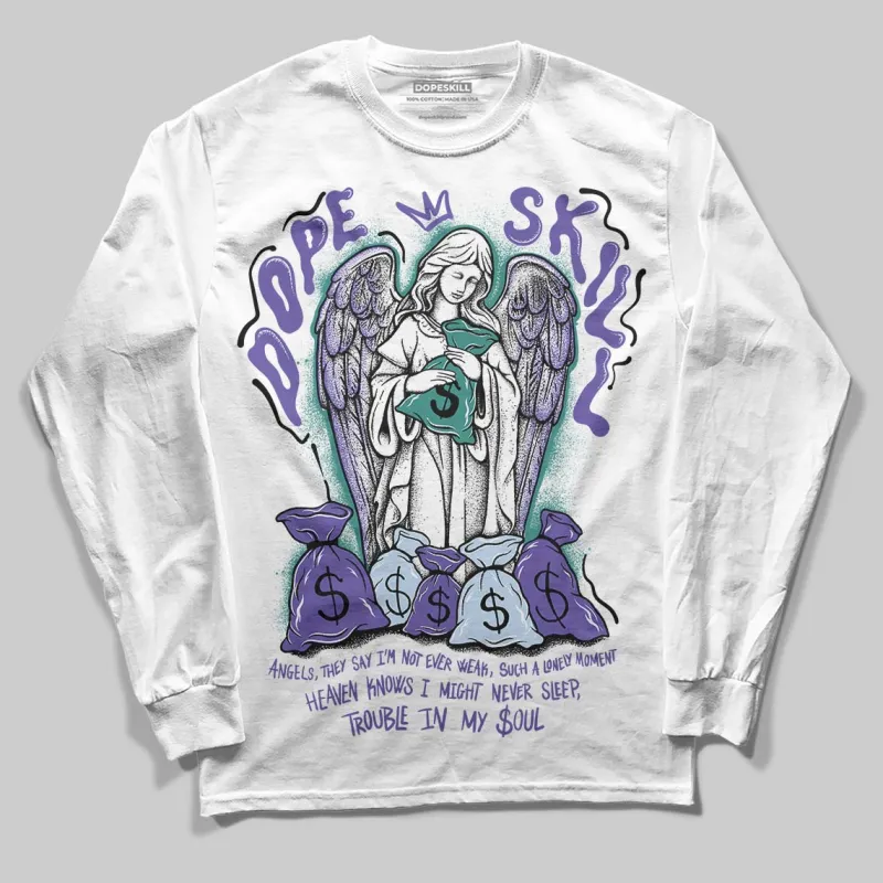 Grape 5s DopeSkill Long Sleeve T-Shirt Angels Graphic sold by DopeSkill