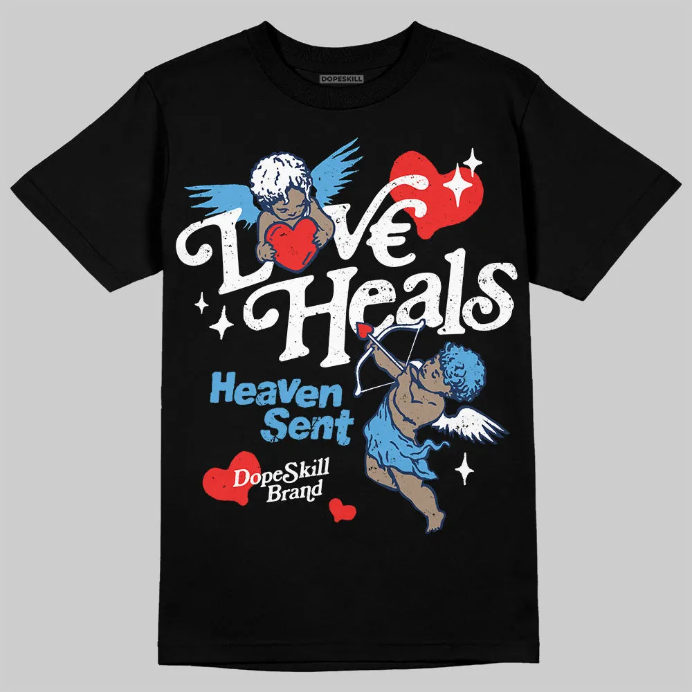 Obsidian 1s 2025 DopeSkill T-Shirt New Love Heals Graphic sold by DopeSkill product image thumbnail 2