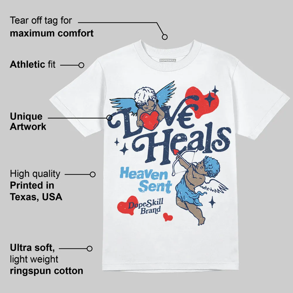 Obsidian 1s 2025 DopeSkill T-Shirt New Love Heals Graphic sold by DopeSkill product image thumbnail 3