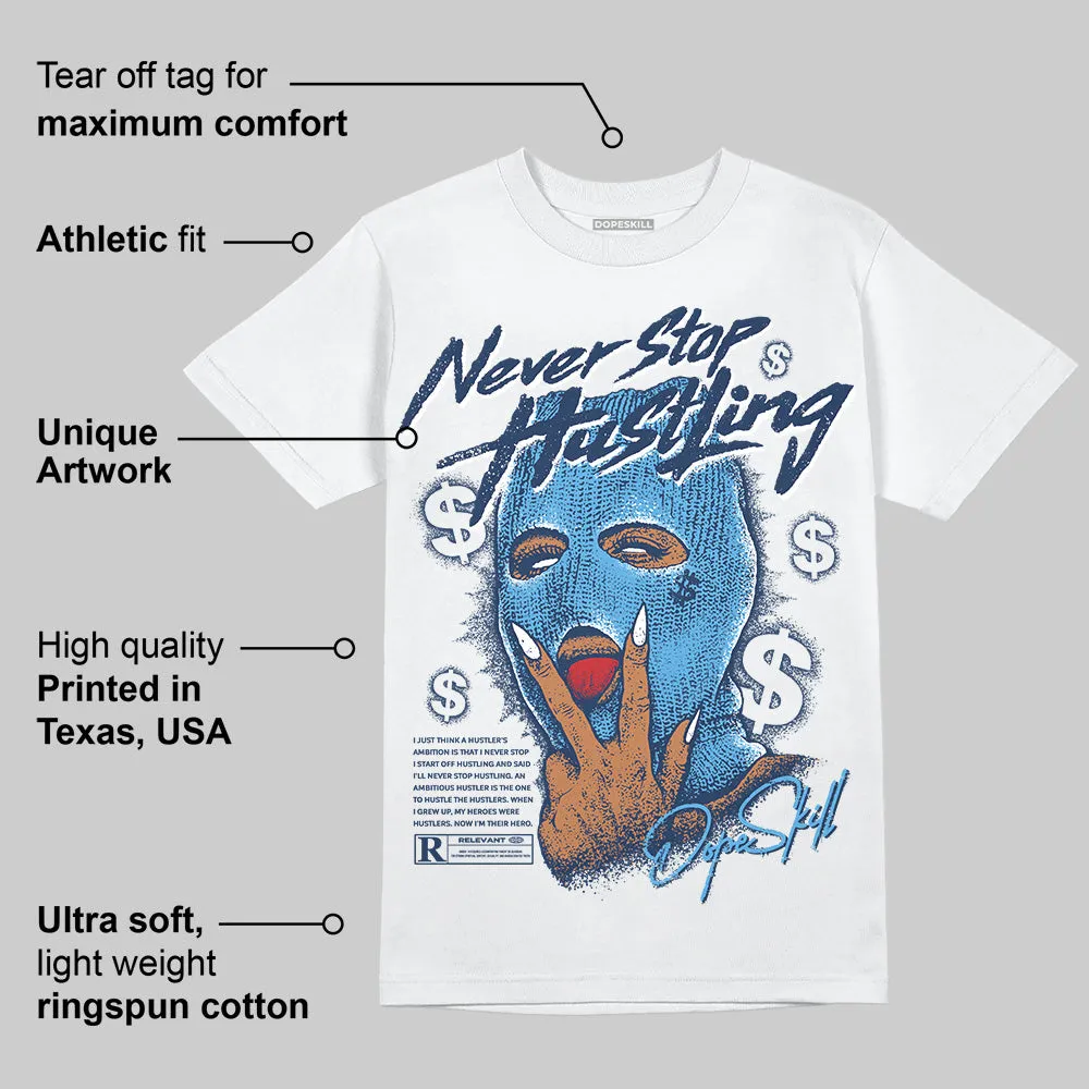 Obsidian 1s 2025 DopeSkill T-Shirt Never Stop Hustling Graphic sold by DopeSkill product image thumbnail 3
