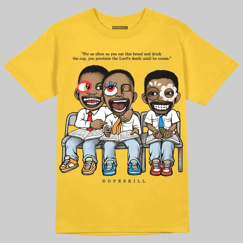 Yellow Ochre 6s DopeSkill T-Shirt First Sunday Graphic sold by DopeSkill product image thumbnail 3