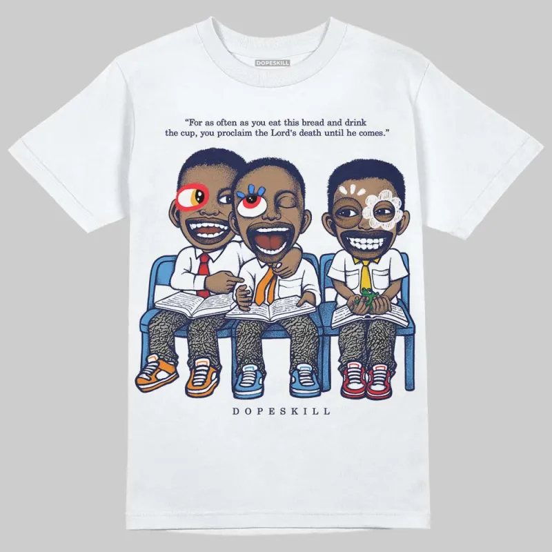 Midnight Navy 3s DopeSkill T-Shirt First Sunday Graphic sold by DopeSkill