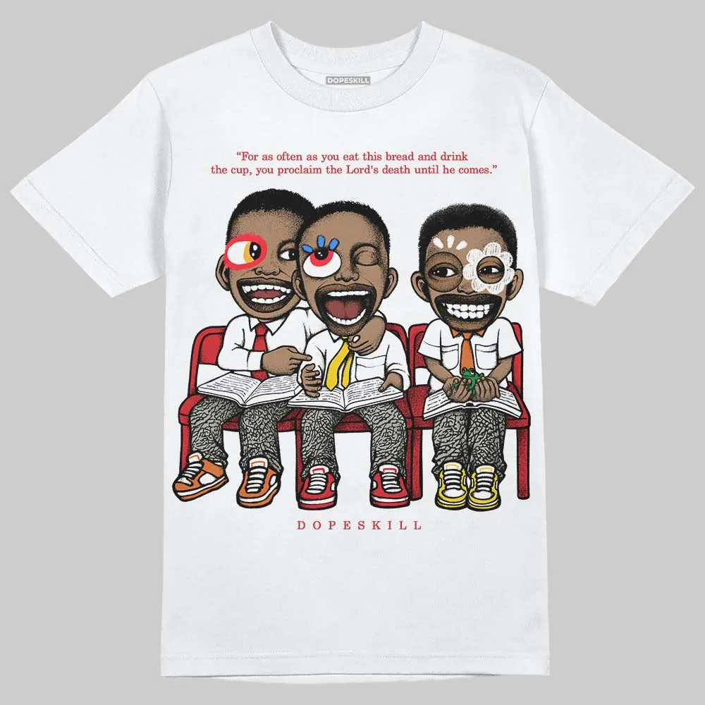 Fire Red 3s DopeSkill T-Shirt First Sunday Graphic sold by DopeSkill